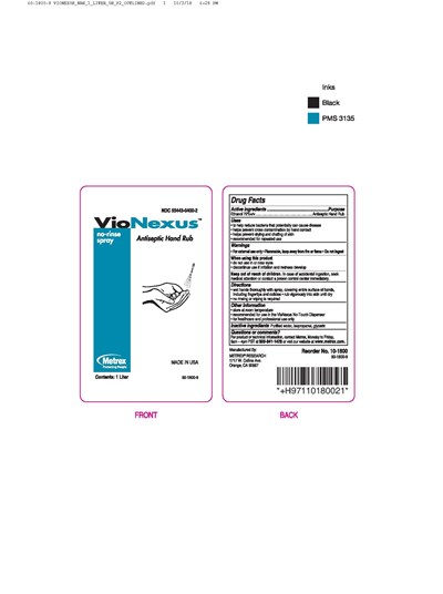 Vionexus No Rinse Spray 1 Liter Bottle (55443 0400 2 60 1800 9 Vionexus Nrs 1 Liter Us)